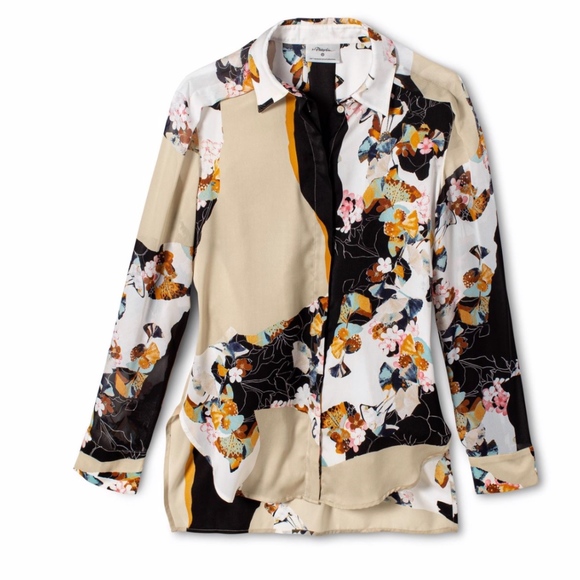 Floral Long Sleeve Blouse - 3.1 Phillip Lim Target - Picture 2 of 2
